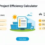 Optimize your solar energy system with our Project Efficiency Calculator infographic - a visual guide to assessing and improving solar project performance.