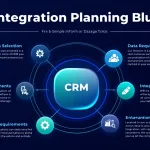 Master your business system connections with our comprehensive CRM Integration Planning Blueprint - your visual guide to seamless digital transformation.