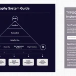 Master the art of brand typography with this comprehensive visual guide to creating professional font hierarchies and guidelines for consistent brand communication.