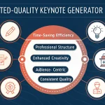 Transform your ideas into compelling TED-style presentations with our AI-powered Keynote Generator - bridging the gap between content creation and professional delivery.