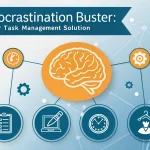 Transform overwhelming tasks into achievable goals with the Procrastination Buster Tool - your comprehensive solution for beating procrastination through scientific task management and motivation techniques.