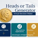 Make decisions effortlessly with our Virtual Heads or Tails Generator – a digital coin flipper that tracks your results and provides instant 50/50 probability outcomes.