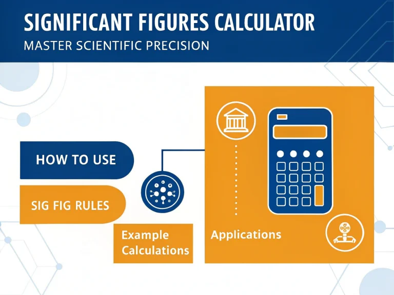 Master scientific precision with our Significant Figures Calculator - your essential tool for accurate rounding and error-free calculations in laboratory and engineering work.