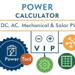 Master electrical, mechanical, and solar power calculations with this comprehensive calculator tool that handles DC, AC, and renewable energy applications.