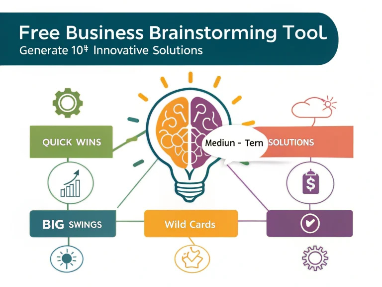 Transform your business challenges into innovative solutions with our free AI-powered brainstorming tool that generates 10+ categorized ideas in minutes.