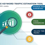 Discover guaranteed minimum traffic for your keywords without PPC costs using our innovative traffic estimation tool with visual analytics.