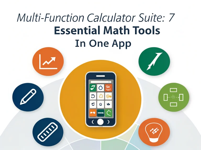 Discover the ultimate mathematical problem-solving tool featuring 7 essential calculators in one comprehensive suite for students, teachers, and professionals.